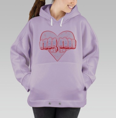 Ван лав, Hoodie Oversize Fiolet