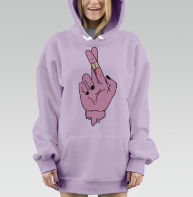 Верь, Hoodie Mjhigh Dig Mel, Fiolet, утепленная