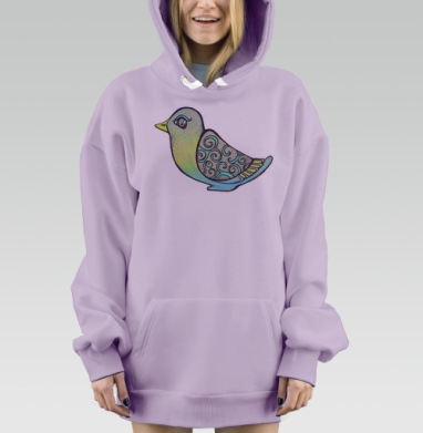 Веснянка, Hoodie Mjhigh Dig Mel, Fiolet, утепленная