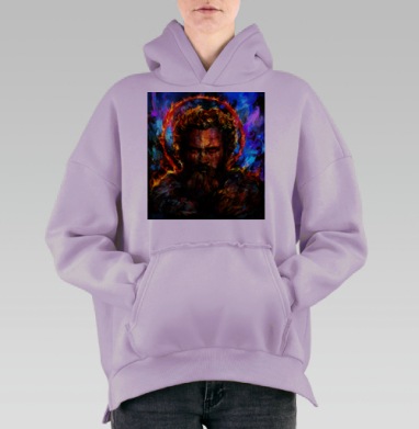 Викингии, Hoodie Oversize Fiolet, утепленная