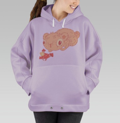 Вкусные грибочки, Hoodie Oversize Fiolet