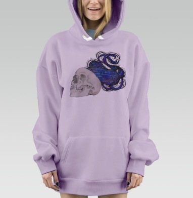 Внутренний мир., Hoodie Mjhigh Dig Mel, Fiolet, утепленная