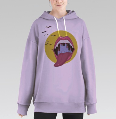 Внутренний мир, Hoodie Long Oversize Fiolet