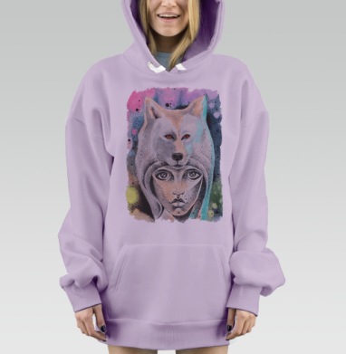 Волкчикса, Hoodie Mjhigh Dig Mel, Fiolet, утепленная