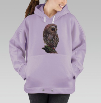 Воробьиный сычик, Hoodie Oversize Fiolet
