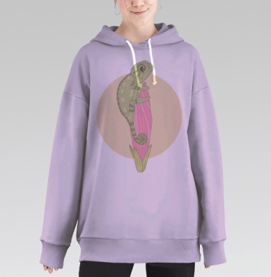 Хамелеон, Hoodie Long Oversize Fiolet