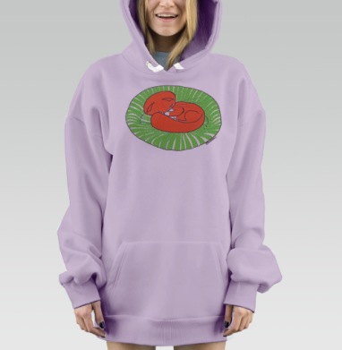 Хитрый соня, Hoodie Mjhigh Dig Mel, Fiolet, утепленная