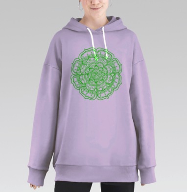 Хороший день, Hoodie Long Oversize Fiolet
