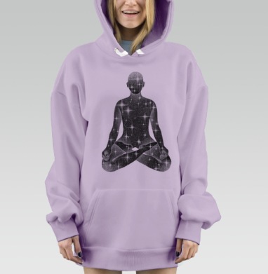 Я - ТО, Hoodie Mjhigh Dig Mel, Fiolet, утепленная