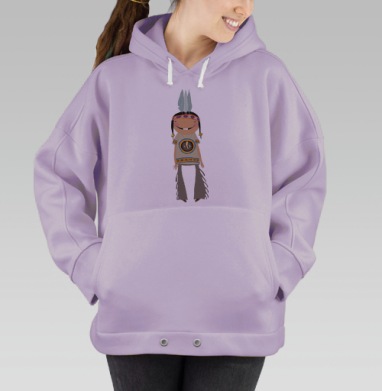 Я американец!, Hoodie Oversize Fiolet
