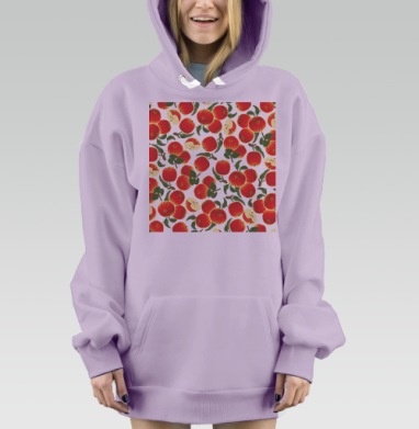 Яблочки душистые, Hoodie Mjhigh Dig Mel, Fiolet, утепленная