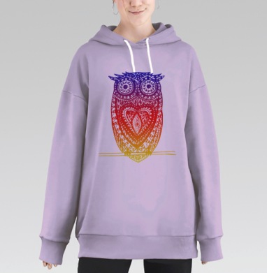 ЯНЕСПЛЮЯНЕСПЛЮ СОВА, Hoodie Long Oversize Fiolet