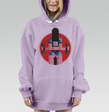 З.О.Ж., Hoodie Mjhigh Dig Mel, Fiolet, утепленная