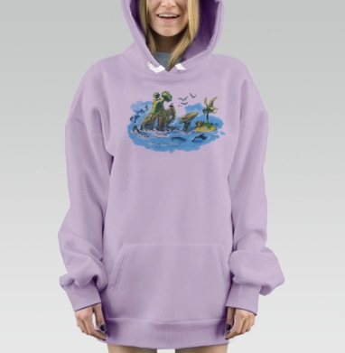 92 дня, Hoodie Mjhigh Dig Mel, Fiolet, утепленная