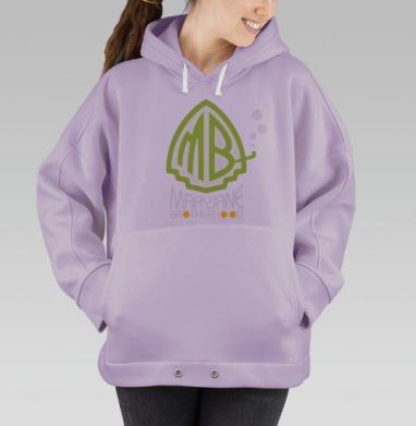 brotherhood, Hoodie Oversize Fiolet