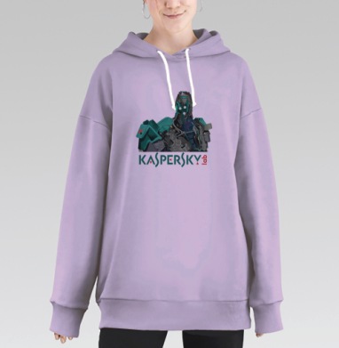 БУДУЩЕЕ СЕГОДНЯ, Hoodie Long Oversize Fiolet