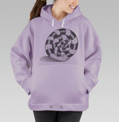 Человек-улитка, Hoodie Oversize Fiolet