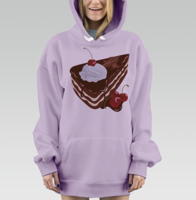 Черный лес, Hoodie Mjhigh Dig Mel, Fiolet, утепленная