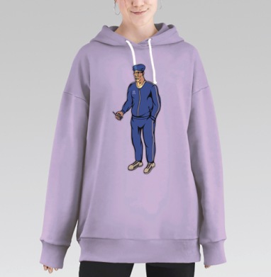 Четко, Hoodie Long Oversize Fiolet