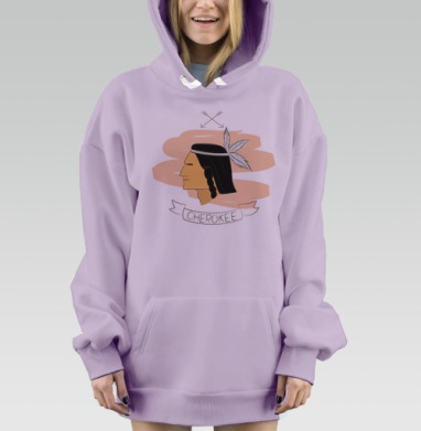 Чироки, Hoodie Mjhigh Dig Mel, Fiolet, утепленная