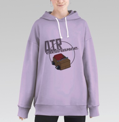 Деревянный автомобиль-ящик с красным диванчиком OTR, Hoodie Long Oversize Fiolet