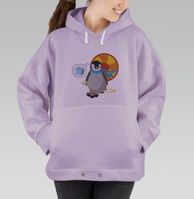 Домашний питомец, Hoodie Oversize Fiolet