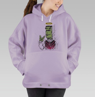FRANKENSTEIN / Франкенштейн, Hoodie Oversize Fiolet