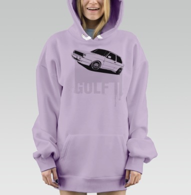 Golf II / Гольф II, Hoodie Mjhigh Dig Mel, Fiolet, утепленная