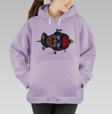 Головалётчик Сидоров, Hoodie Oversize Fiolet