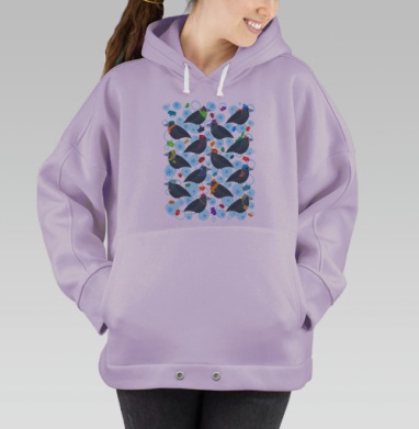 Грачи, Hoodie Oversize Fiolet