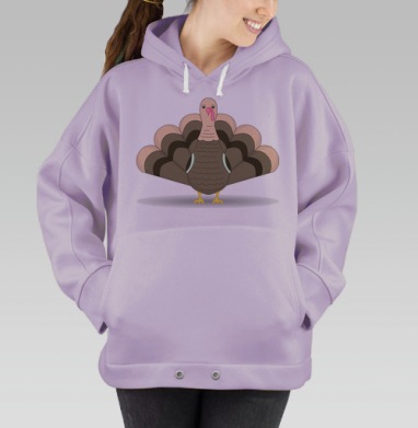 Индейка, Hoodie Oversize Fiolet