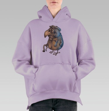Иннокентий, Hoodie Oversize Fiolet, утепленная