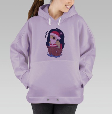 Капитан Джек Мороз, Hoodie Oversize Fiolet