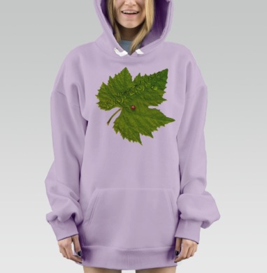 Клиновый лист, Hoodie Mjhigh Dig Mel, Fiolet, утепленная