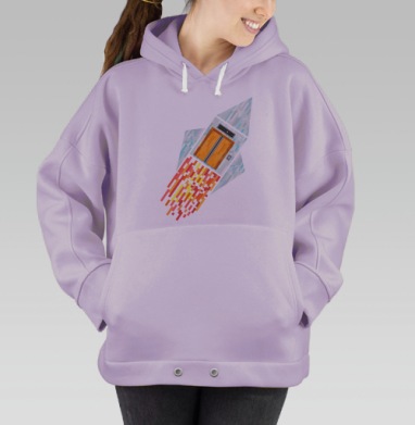 Космический лифт, Hoodie Oversize Fiolet