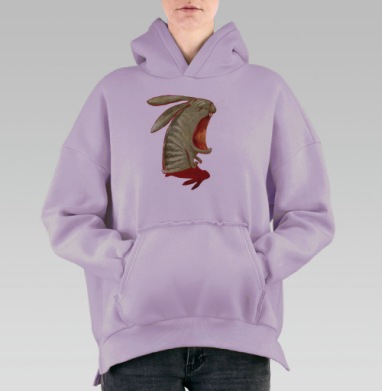 Кроль2. перерождение, Hoodie Oversize Fiolet, утепленная