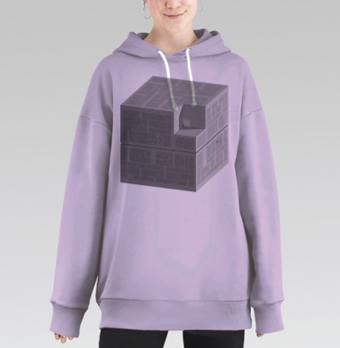 Кубик смерти, Hoodie Long Oversize Fiolet