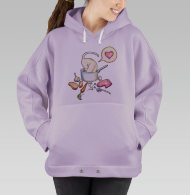 Кулинар, Hoodie Oversize Fiolet