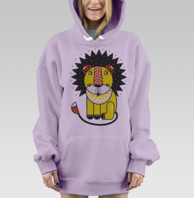 Львенок, Hoodie Mjhigh Dig Mel, Fiolet, утепленная