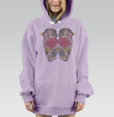 Лёгкие, Hoodie Mjhigh Dig Mel, Fiolet, утепленная