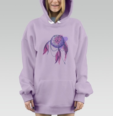 Ловец снов, Hoodie Mjhigh Dig Mel, Fiolet, утепленная