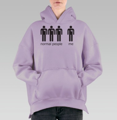 lovecats / Котоманы, Hoodie Oversize Fiolet, утепленная