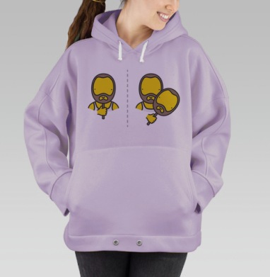МАСКА, Hoodie Oversize Fiolet