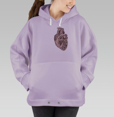 Механическое сердце, Hoodie Oversize Fiolet