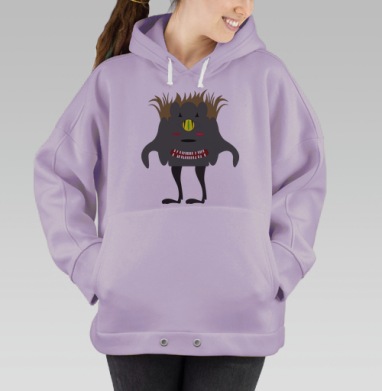 Монстрик, Hoodie Oversize Fiolet
