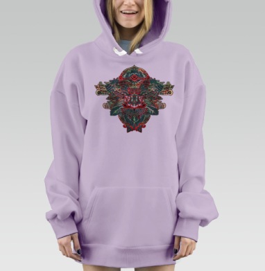 НЕЧТА, Hoodie Mjhigh Dig Mel, Fiolet, утепленная