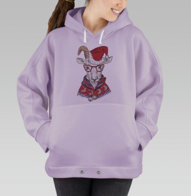Норвежский рогатый, Hoodie Oversize Fiolet