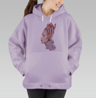 Пальцы, Hoodie Oversize Fiolet