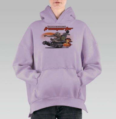 Перевозчик, Hoodie Oversize Fiolet, утепленная