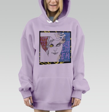 Плацебо, Hoodie Mjhigh Dig Mel, Fiolet, утепленная